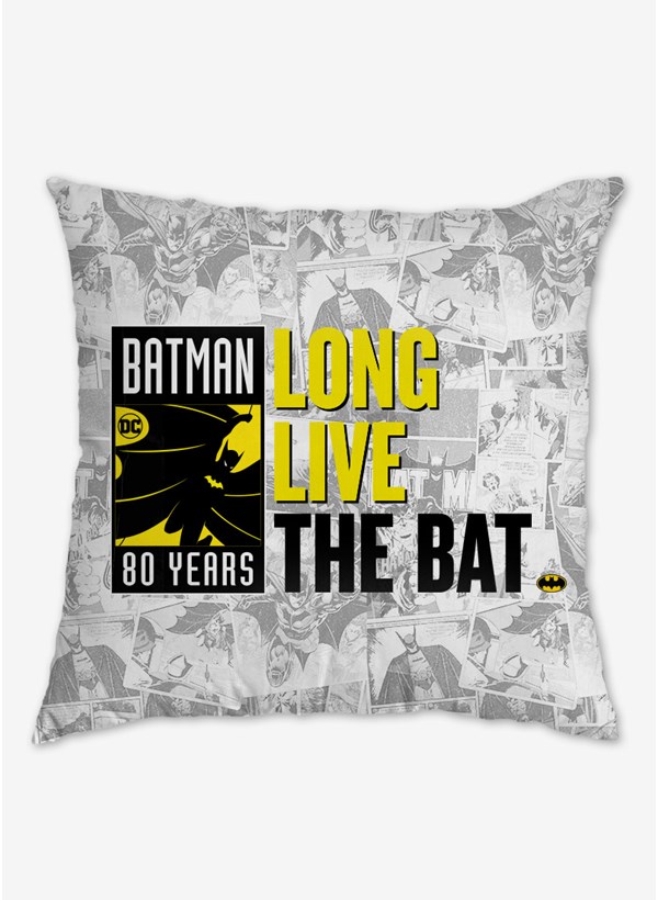 Almofada Batman 80 Anos Long Live The Bat