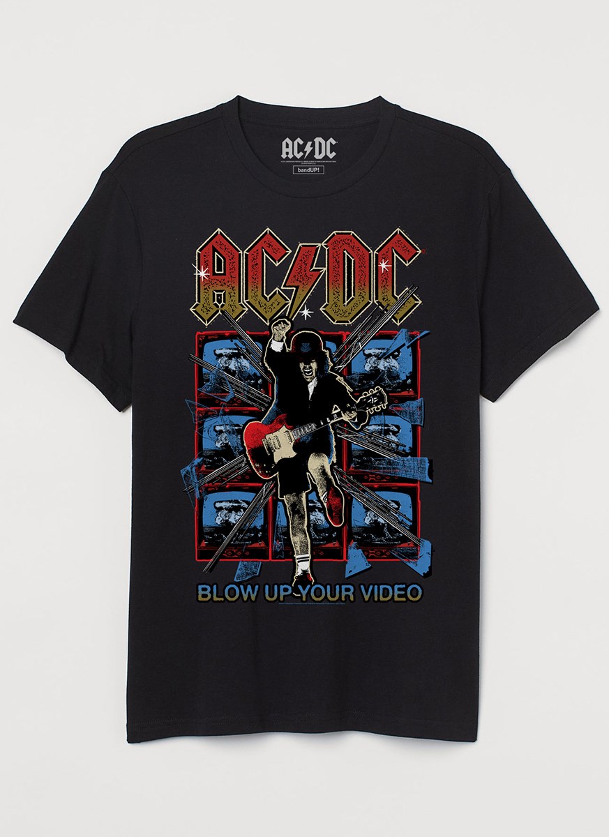 camiseta do ac dc masculina