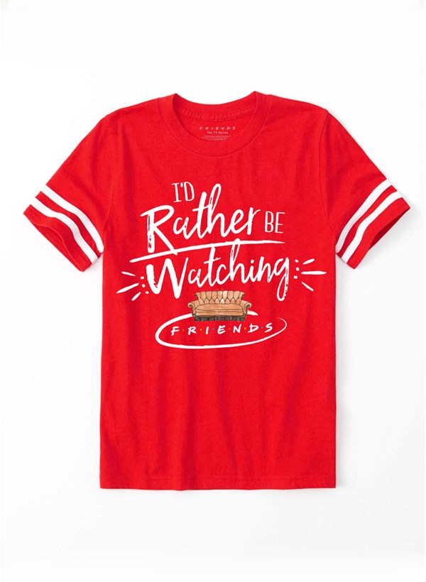Camiseta Athletic Friends I'd Rather be Watching