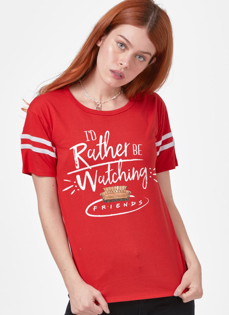Camiseta Athletic Friends I'd Rather be Watching