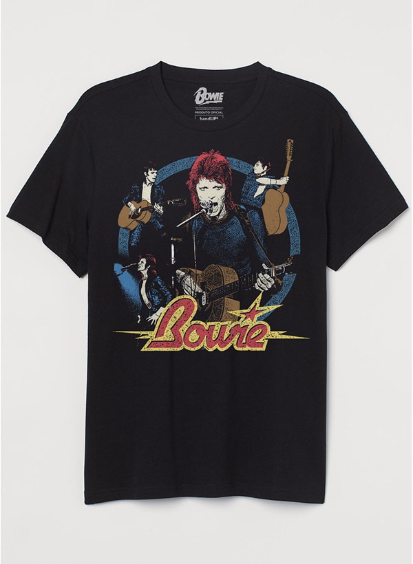 Camiseta David Bowie Guitar