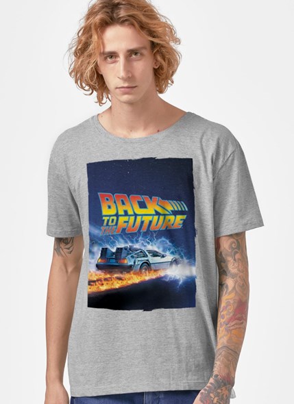 Camiseta De Volta para o Futuro Delorean