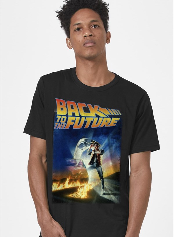 Camiseta De Volta para o Futuro Pôster