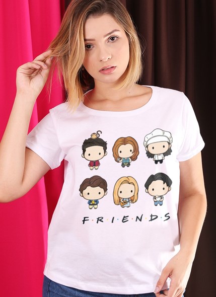 Camiseta Friends Integrantes Mini