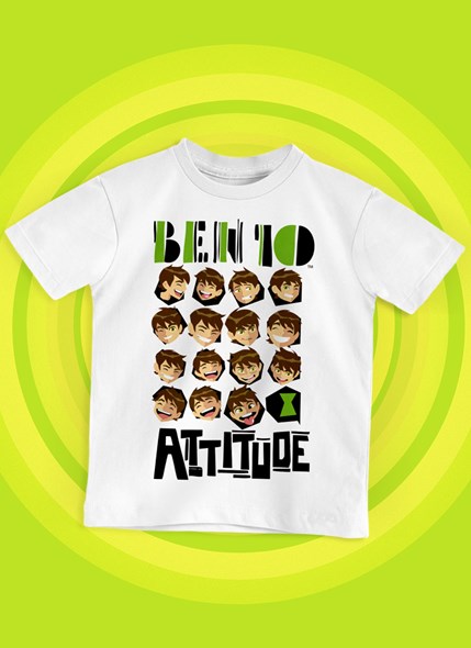 Camiseta Infantil Ben 10 Attitude
