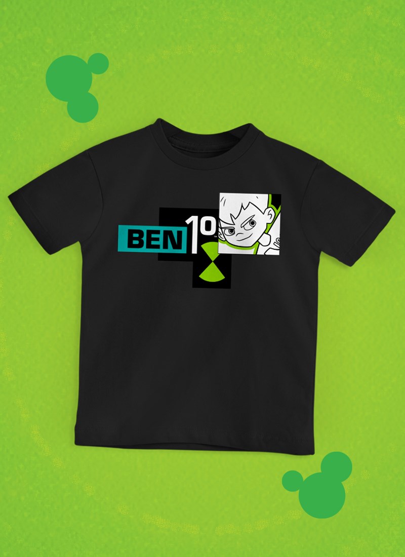Camiseta Infantil Ben 10 Equipe Omnitrix