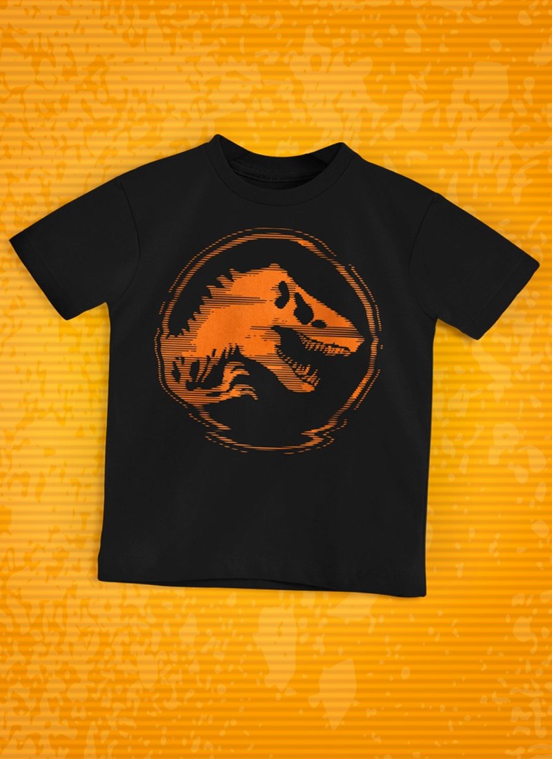 Camiseta Infantil Jurassic World 3D