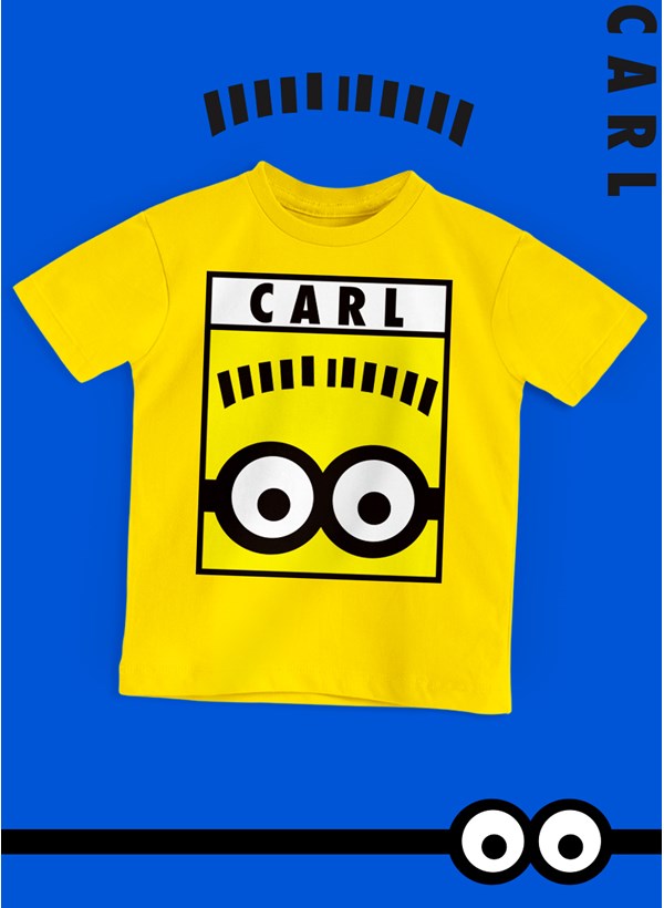 Camiseta Infantil Minions Carl