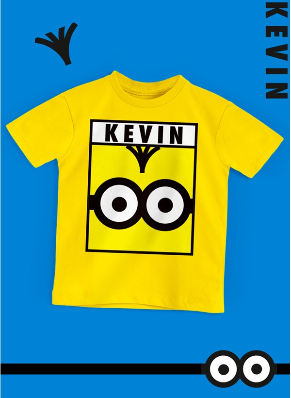 Camiseta Infantil Minions Kevin