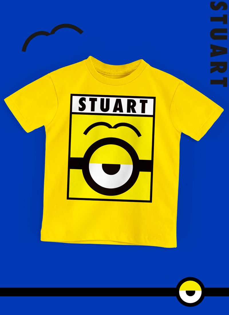 Camiseta Infantil Minions Stuart