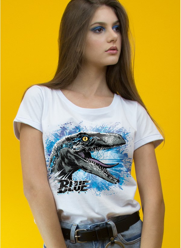Camiseta Jurassic World Blue