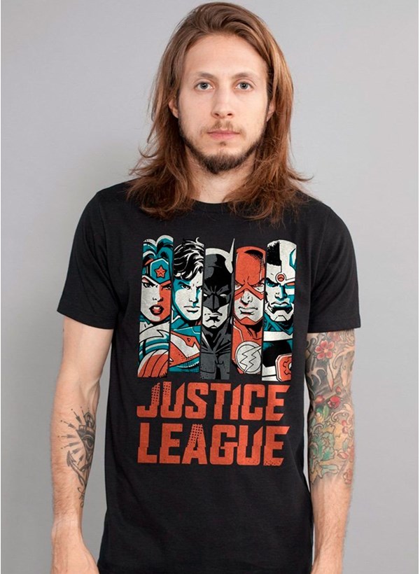 Camiseta Liga da Justiça