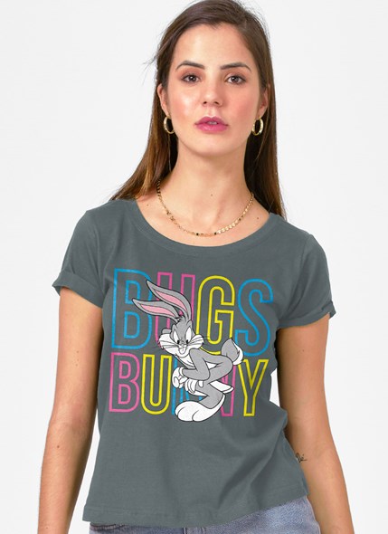 Camiseta Looney Tunes Pernalonga Colors