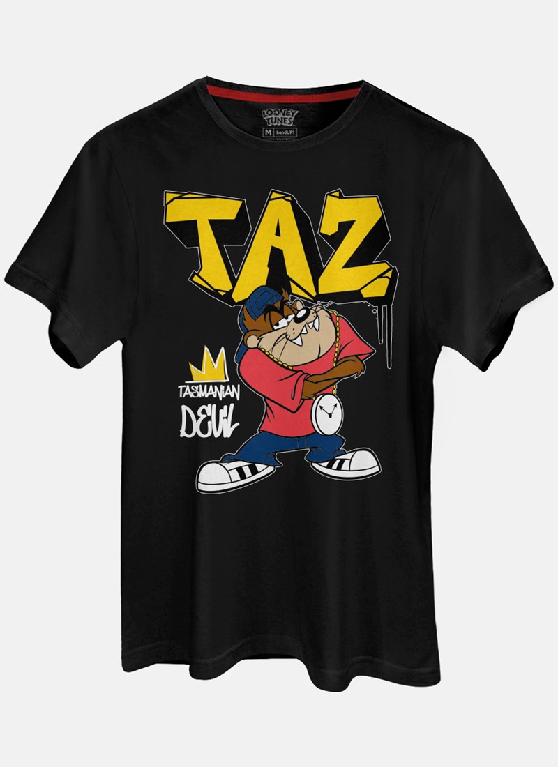 Camiseta  Looney Tunes Taz Hip Hop