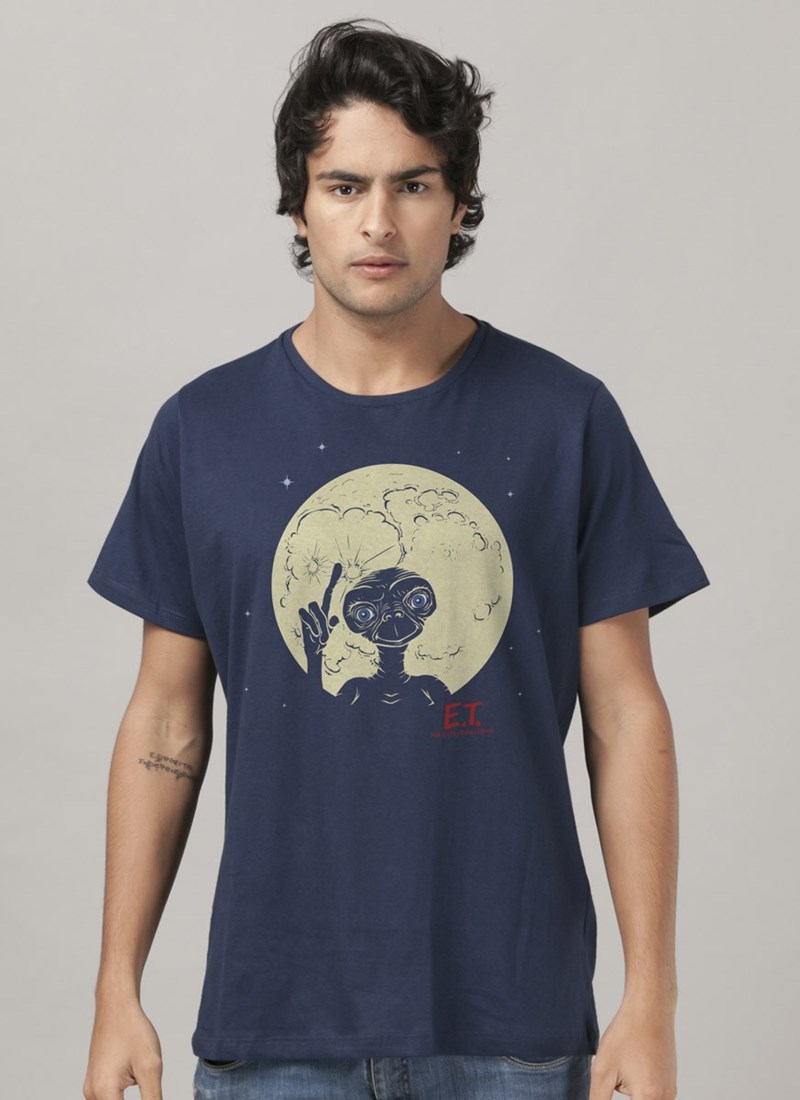 Camiseta Masculina E.T. Face