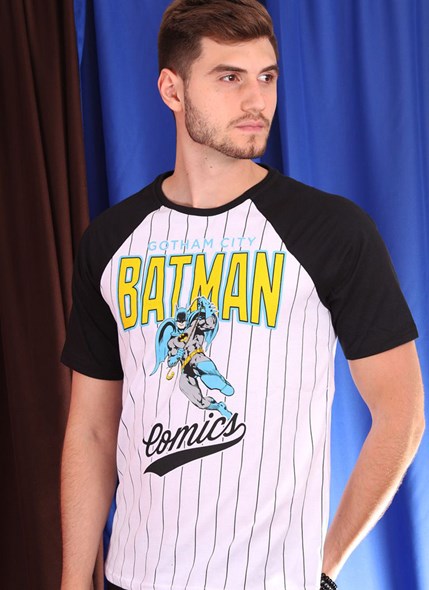 Camiseta Raglan Batman Comics
