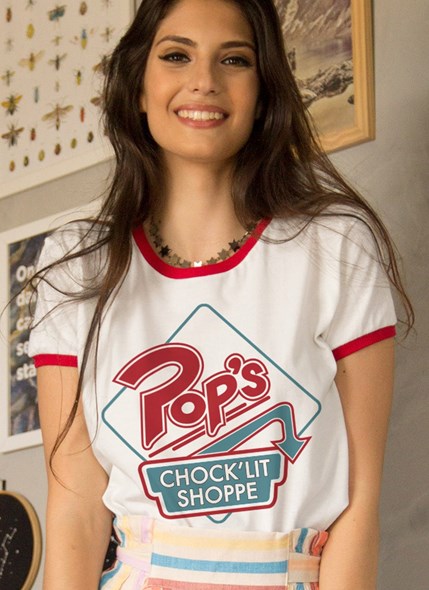 Camiseta Ringer Riverdale Pop's