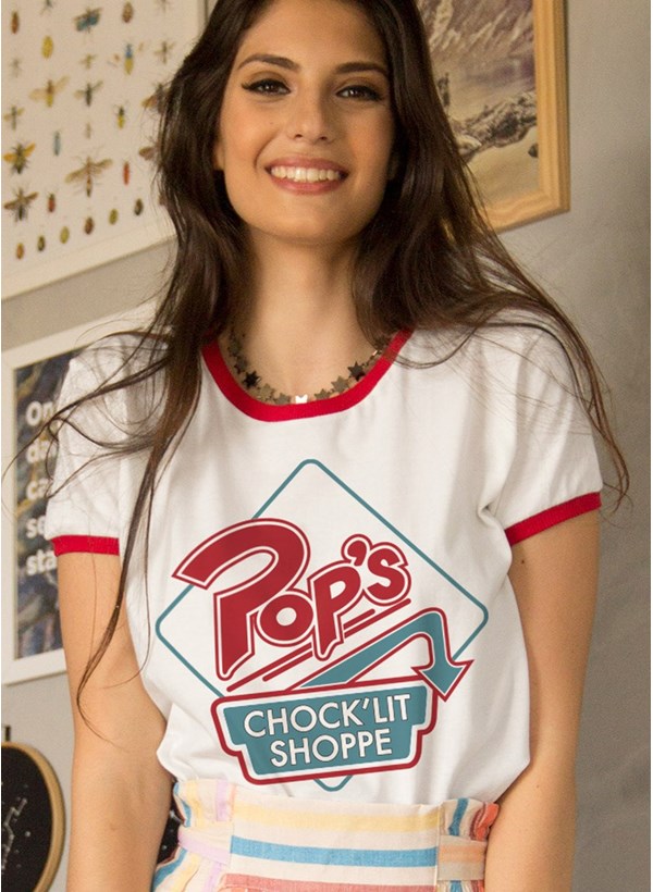 Camiseta Ringer Riverdale Pop's