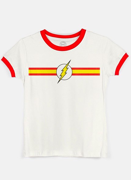 Camiseta Ringer The Flash Stripes