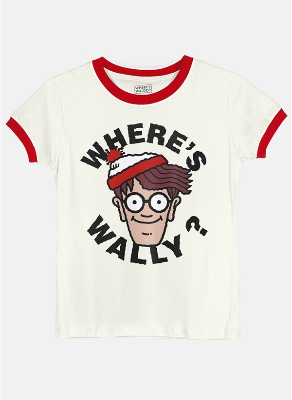 Camiseta Ringer Where's Wally?