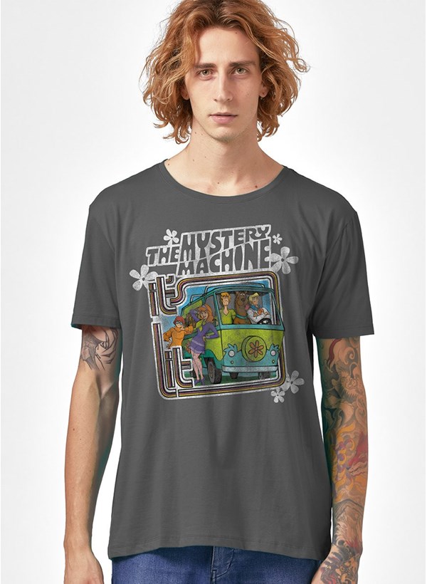 Camiseta Scooby! Máquina de Mistério Vintage