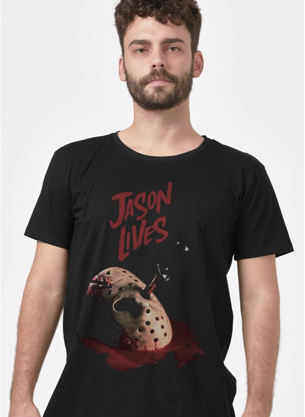 Camiseta Sexta-Feira 13 Jason Vive