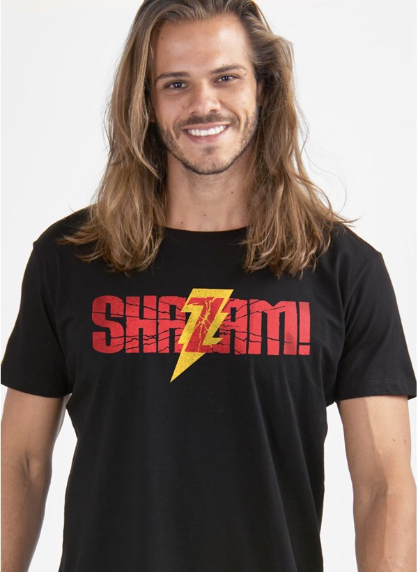 Camiseta Shazam Logo