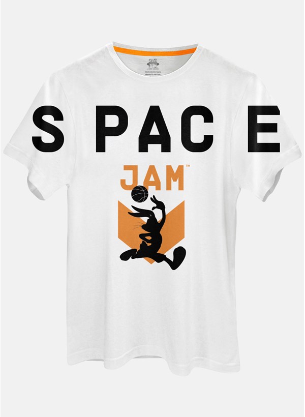 Camiseta Space Jam Pernalonga Silhueta