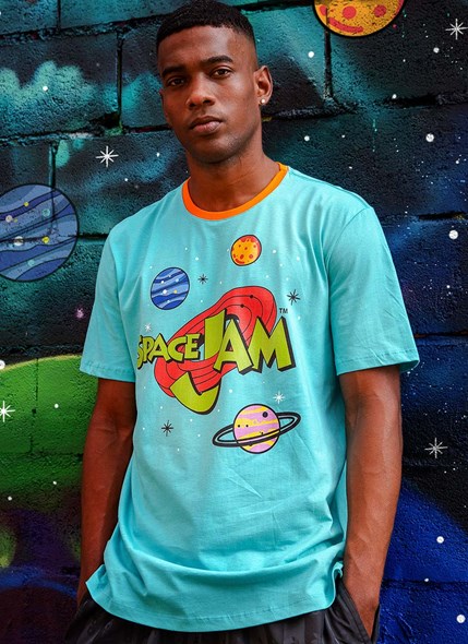 Camiseta Space Jam Planetas
