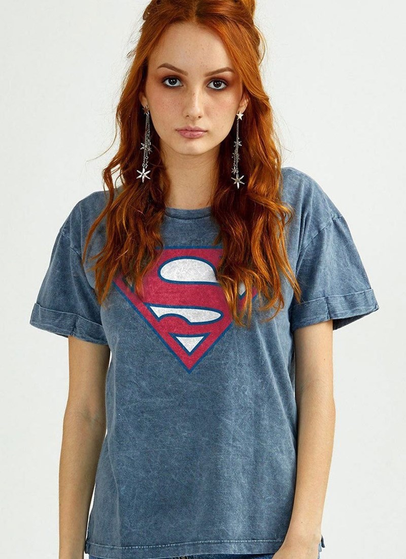 Camiseta Superman 80 Anos Logo