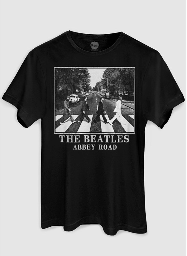 Camiseta The Beatles Abbey Road Black