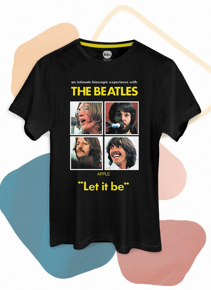 Camiseta The Beatles Apple Let It Be