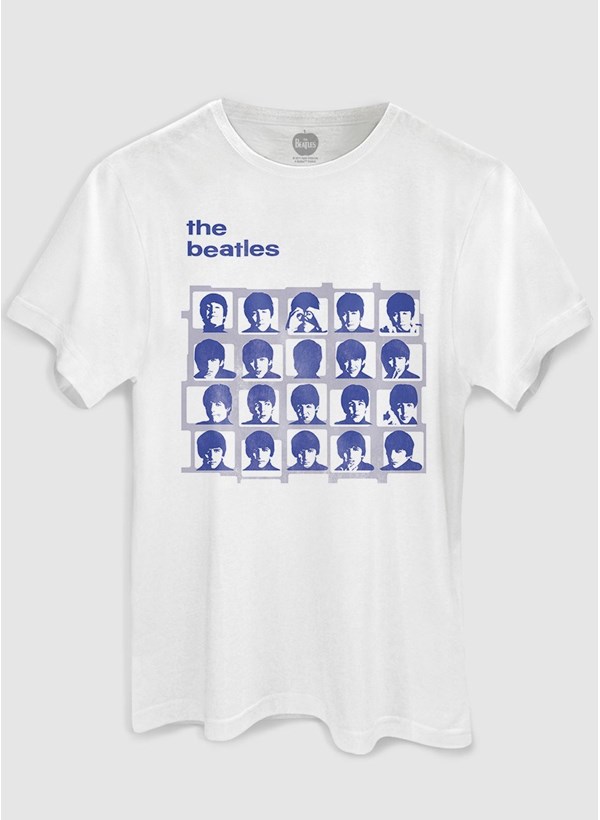 Camiseta The Beatles Hard Day's Night Blue Basic