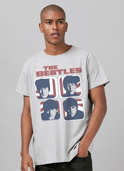 Camiseta The Beatles Hard Day's Night England Basic