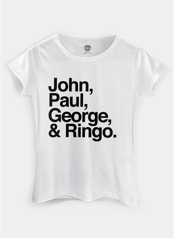 Camiseta The Beatles Nomes