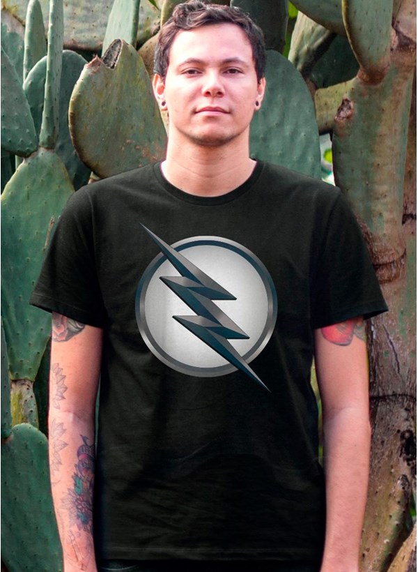 Camiseta The Flash Série Logo Zoom