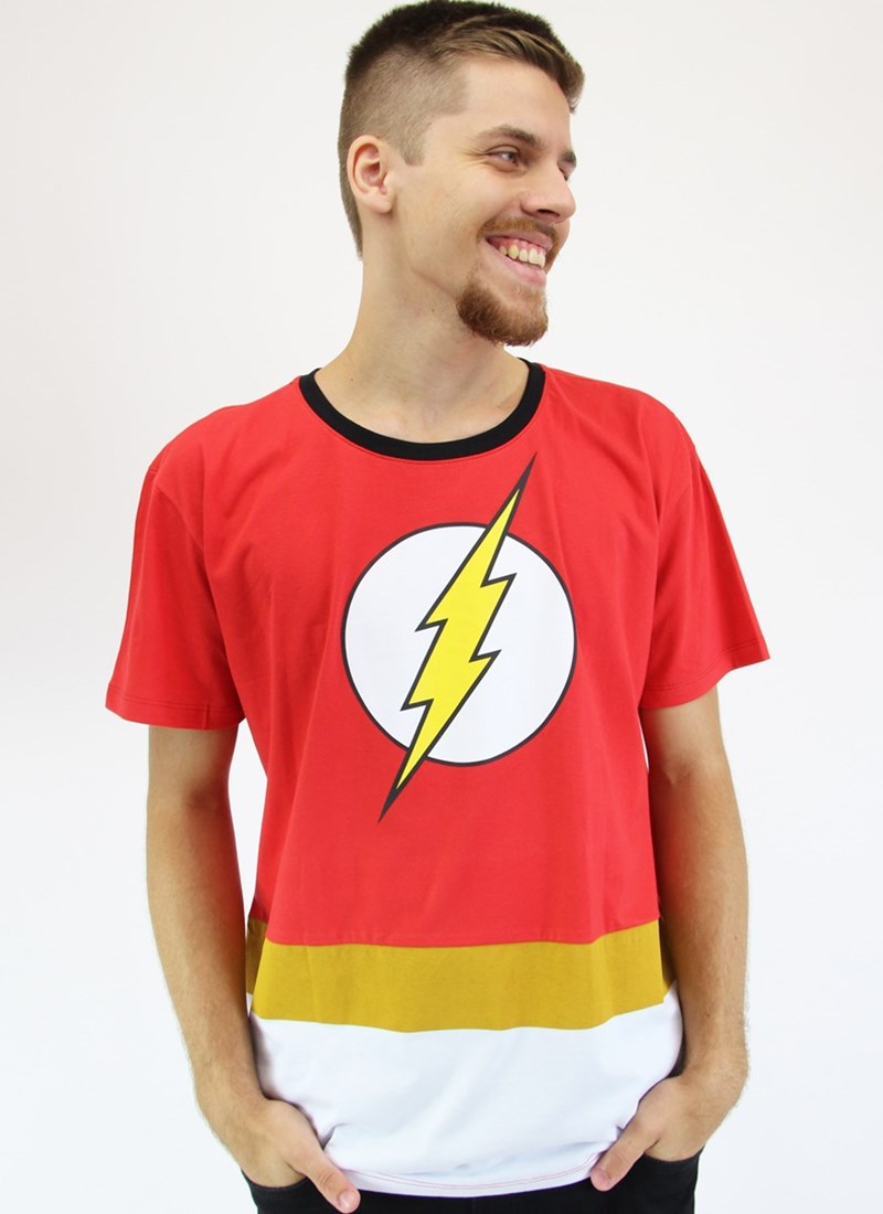 Camiseta The Flash Stripe