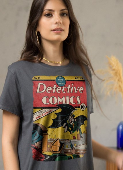 T-shirt Premium Batman 80 Anos Detective Comics