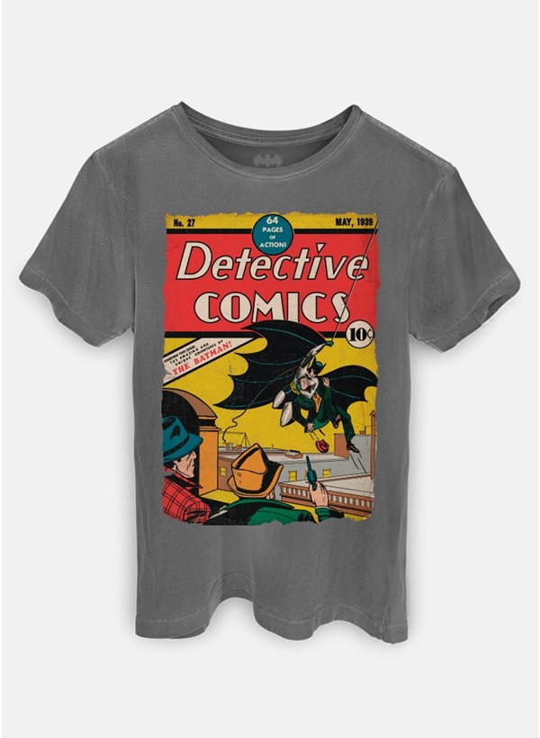 T-shirt Premium Batman 80 Anos Detective Comics